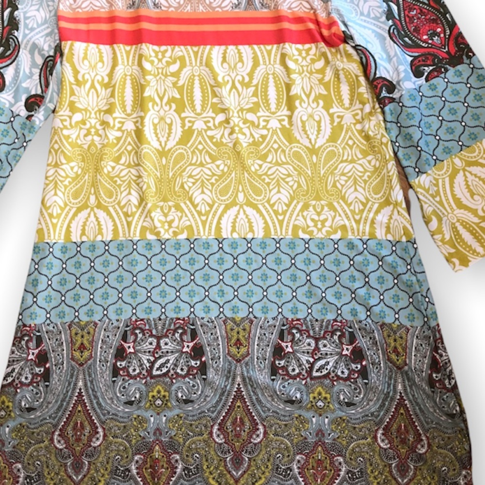 The Pyramid Collection Boho Patchwork Paisley Pri… - image 4